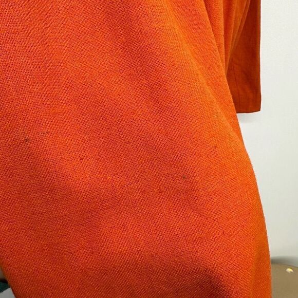 Bill Atkinson Glen of Michigan Women’s Orange Yellow  Button Mod A-line Coat - Picture 15 of 15